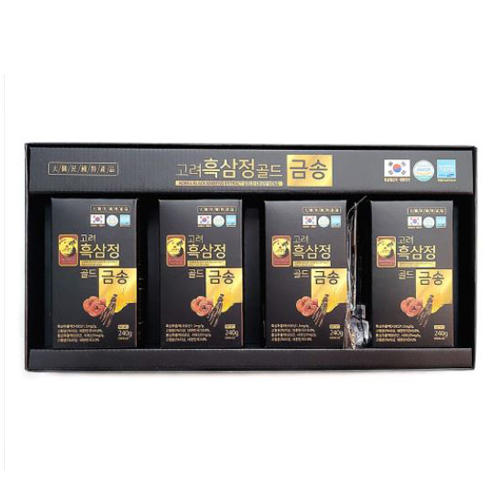 고려 흑삼정골드 금송 240g  x 4개