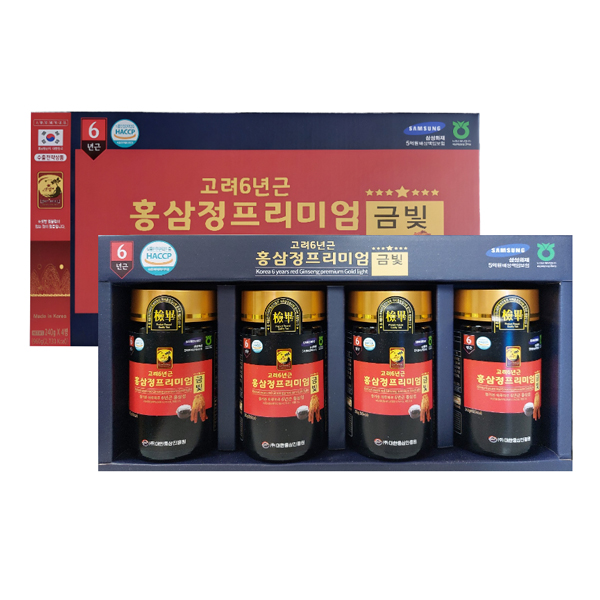 고려6년근 홍삼정프리미엄 금빛 240g x 4병