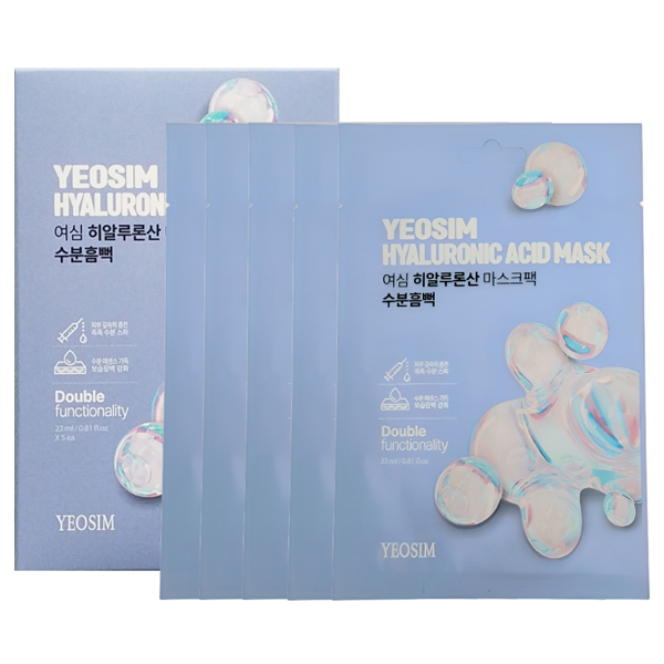 여심 히알루론산 마스크팩 23ml x 5매