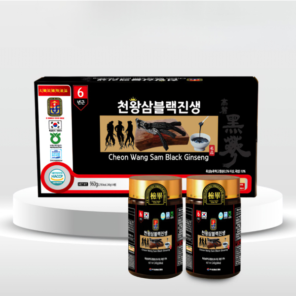 천왕삼블랙진생 240g x 4개