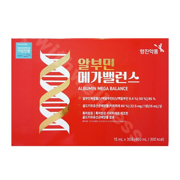 영진약품 알부민 메가밸런스 15ml x 30포